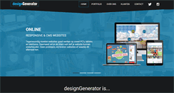 Desktop Screenshot of designgenerator.nl